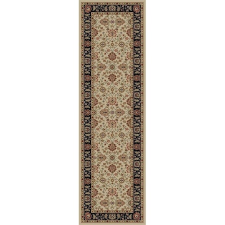 Concord Global 9 ft. 3 in. x 12 ft. 6 in. Ankara Zeigler - Ivory 62128